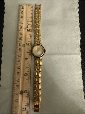 Anne Klein Gold Tone Women's Bracelet Watch